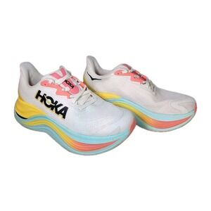 HOKA One One Skyward X Women 8B Blanc De Blanc/Swim Day